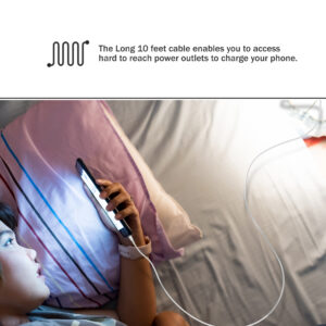 Asian women are using the smart phone on the bed before she slee