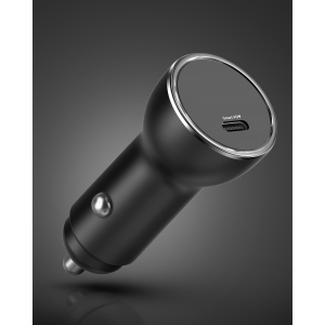 Galvanox 18W PD Car Charger - Aluminum Black