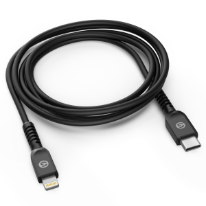 Lightning to USB C TPU Cable 5 ft Black
