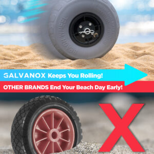 Galvanox-Balloon-Wheel-Beach-Cart-Silver-Black-GLVHT09SL-8