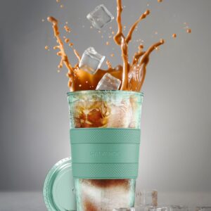 Galvanox-Freezable-Iced-Coffee-Cup-with-Lid-and-Straw-Green-20oz-FI20G2-3