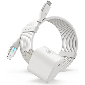 Galvanox  GaN 33W PD Wall Adapter with 10 ft USB-C Cable