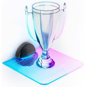 Galvanox Square LED Floating Wall Shelf