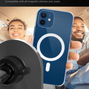 Enjoying travel. Excited african couple driving car