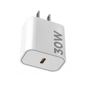 30W PD/PPS USB-C Wall Charger (White)